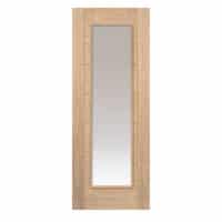 Palomino Oak Clear Glazed Internal Door