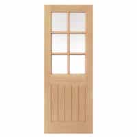 Thames Oak 6 Light Internal Door