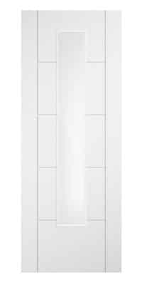 White Laminate Ladder Glazed