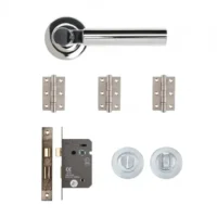 Arcadia Bathroom Kit Polished Chrome Finish
