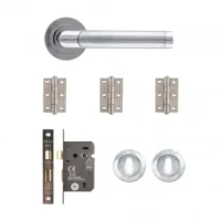 Augustus Mortice Kit Matt Polished Chrome Finish