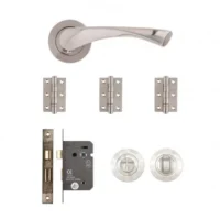 Fortuna Bathroom Kit Satin Nickel Finish