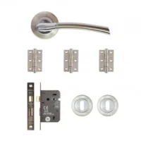Hera Mortice Kit Satin Nickel Chrome Finish