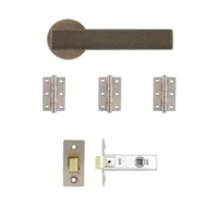 Olympia Latch Kit Matt Antique Brass