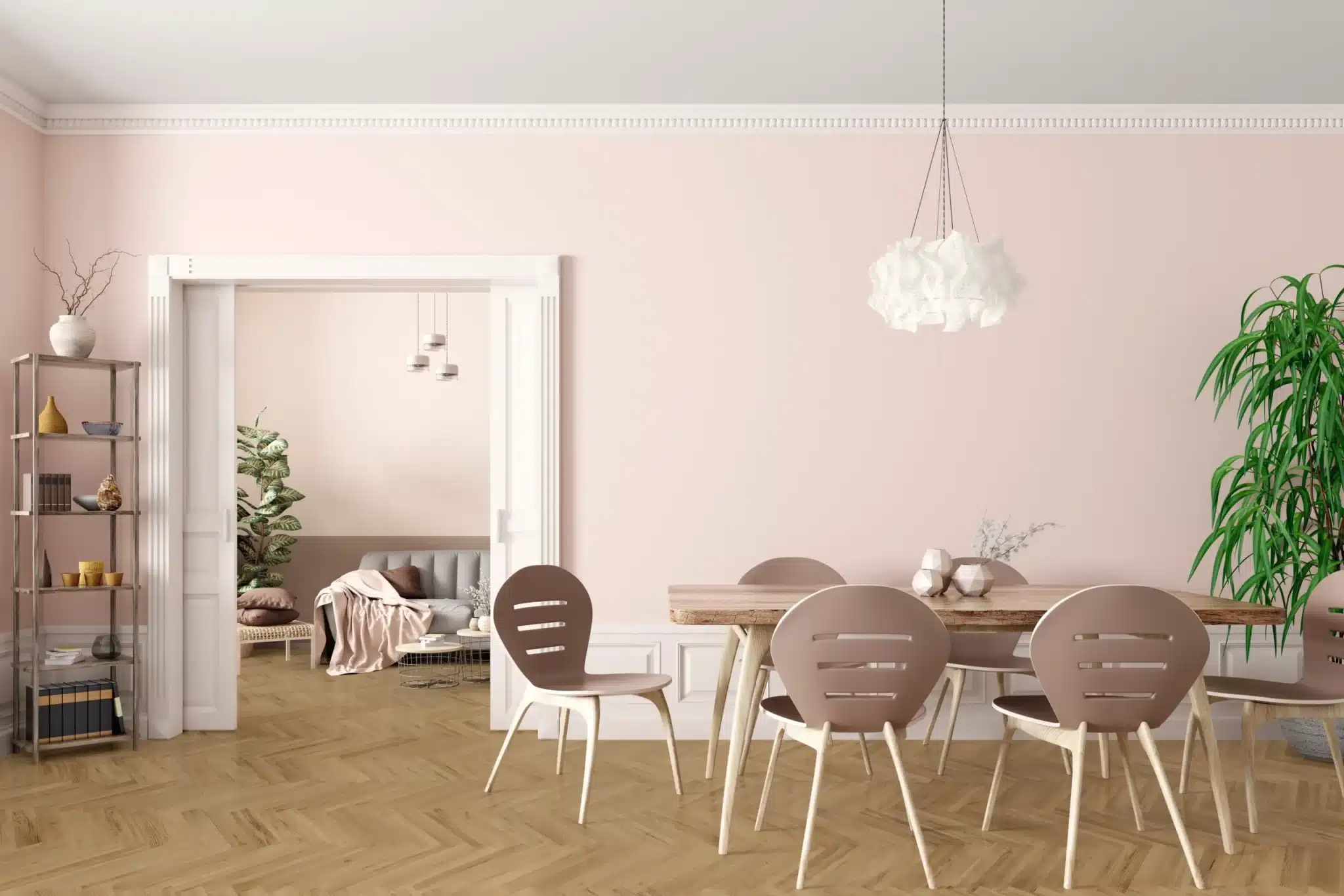 Luvanto Premium Click+ Golden Oak Herringbone