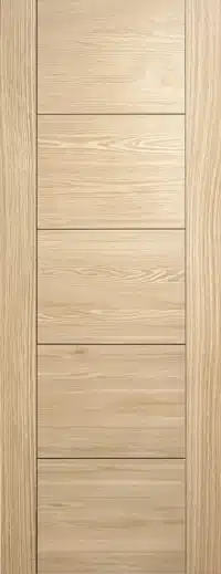 Horizontal 5P V Groove Oak Door