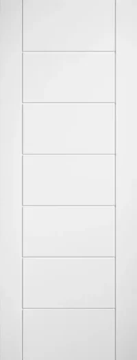 White Primed Ladder 7 Panel