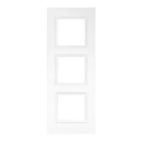 Trinity White Primed Bevelled Glazed Internal Door