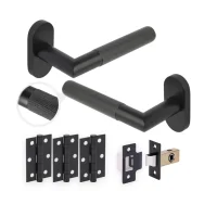 Urban Apex 19mm Knurled Lever Door Handle Set