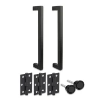 BM Mitred 20x20x320mm B2B Squared Pull Handle Mag Pack